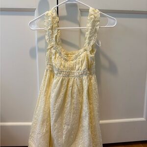Princess Polly Cream Floral Dress